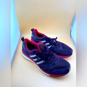 Adidas Purple Athletic Shoes with Cushioned Sole